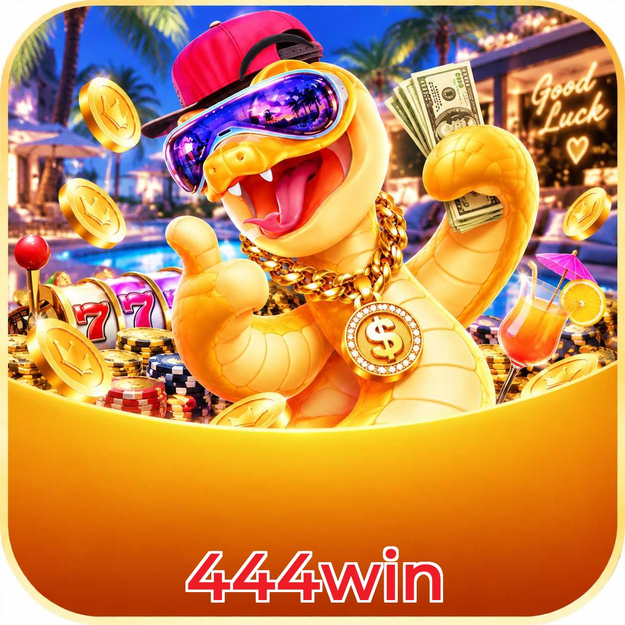 444win Logo - Bônus de Cadastro